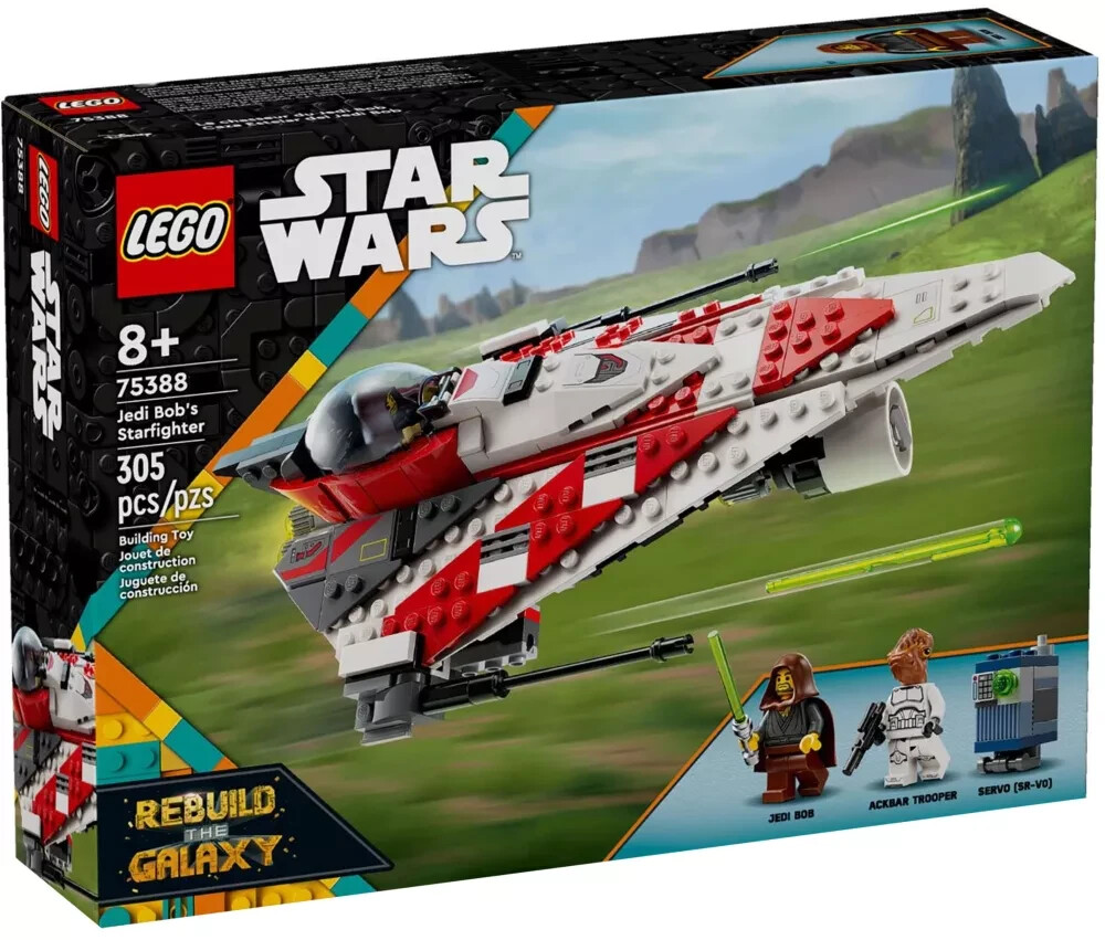 LEGO Star Wars 75388 Chasseur Stellaire Jedi Bob idée cadeau anniversaire pour fan de saga