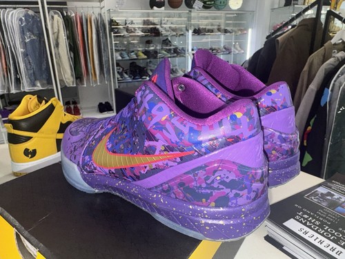 NEW Nike Zoom Kobe 4 IV Prelude Finals MVP Size 9 - Purple Blue 639693 500 - Picture 6 of 8