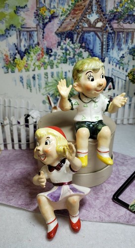 ❤ Vintage pair of kids swinging ❤ AMAZING swing set With ORIGINAL BOX ~ MINTY ~ - Picture 7 of 12