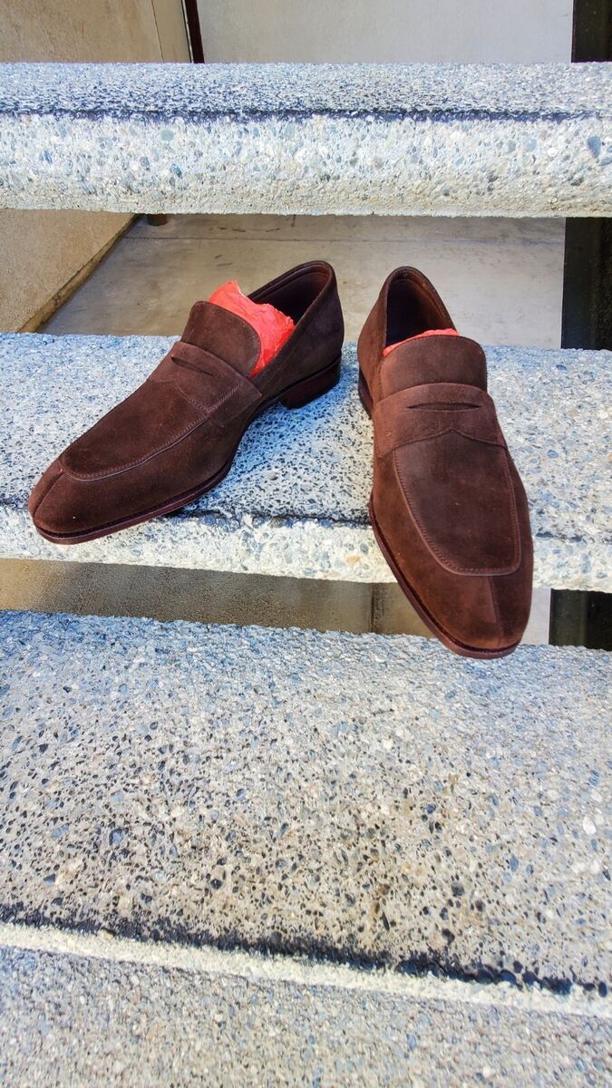 New Carmina Suede Loafers Size Uk-10. Simpson last | eBay New Carmina Suede Loafers Size Uk-10. Simpson last | eBay