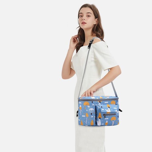 Baby Kinderwagen Tasche Hängeaufbewahrung Organizer Becherhalter Flaschenhalter - Bild 5 von 21