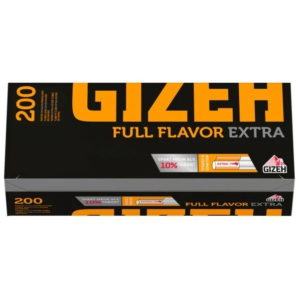 Gizeh Full Flavor Extra Zigaretten Filterhülsen 10x200 St. 2000 Hülsen
