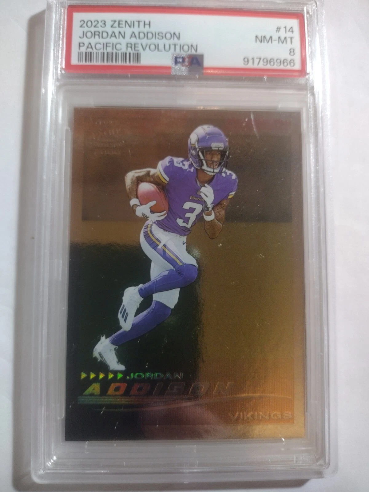 Jordan Addison Panini Zenith Pacific Revolution #14 Base