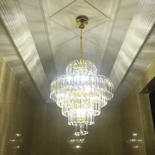 Elegant Crystal Chandelier Modern Ceiling Light Pendant Fixture Lighting Lamp
