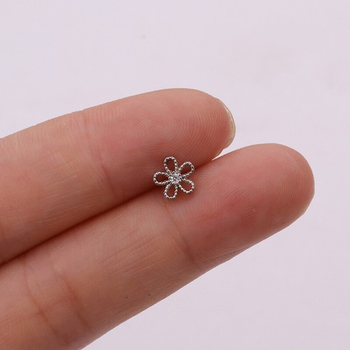 Tragus Helix Cartilage Bars Stud Ear Piercing Screw In Earrings Labret Monroe - Picture 13 of 27