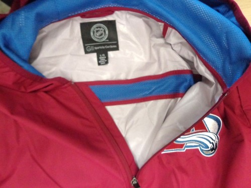 Colorado Avalanche Men's L G-III End Zone Lightweight Full Zip Jacket 333 - Picture 2 of 3