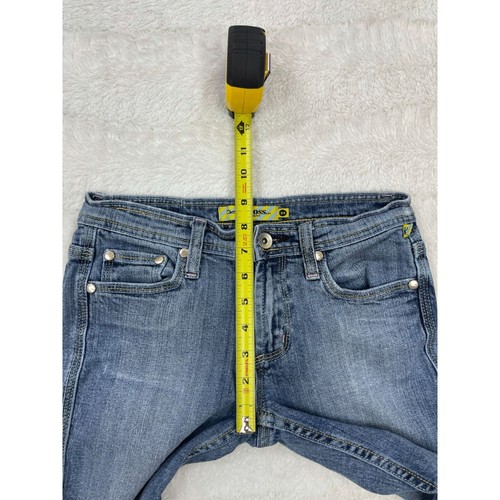 Vigoss Capri Jeans 3/4 Cuffed Medium Wash Denim Slim - Picture 6 of 7