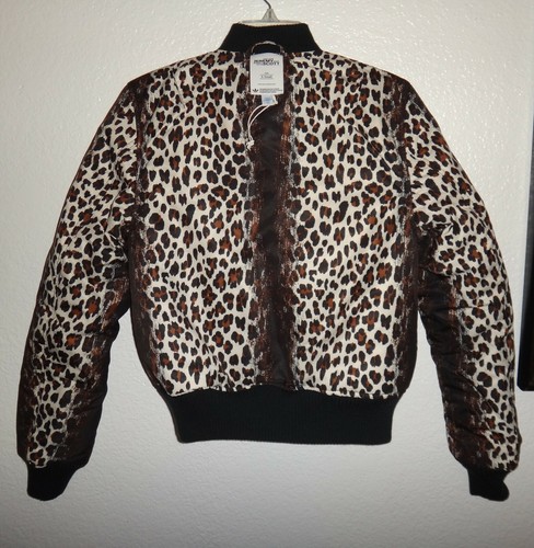 NEU DAMEN XS ADIDAS JEREMY SCOTT RÜSCHEN WENDE SATIN BOMBERJACKE GEPARD - Bild 3 von 12