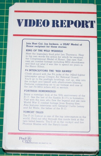 VHS Movie: Military Aircraft Video Report Vol 1 No 1 - Picture 2 of 3
