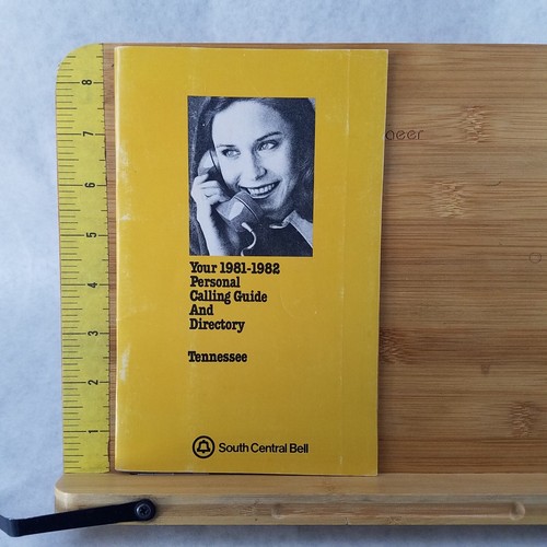 South Central Bell 1982 Calling Guide & Directory w/ Rate Calculator - UNMARKED - Picture 4 of 11