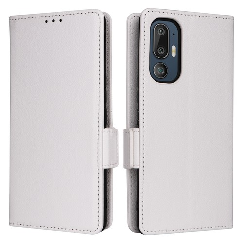 For HTC U24 Pro, Luxury Classic Matte Flip Leather Wallet Card Case Rubber Cover - Picture 6 of 24