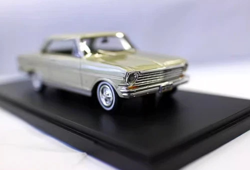 1/43 Resin car model Chevrolet Nova SS 1963 khaki - Picture 4 of 11