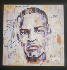 T.I. Signed Autographed Paper Trail 7" Vinyl Recors LP Rapper Rare JSA AH85915
