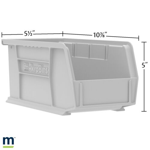 30230 AkroBins Plastic Storage Bin Hanging Stacking Containers, (11-Inch x 5-... - Picture 3 of 11