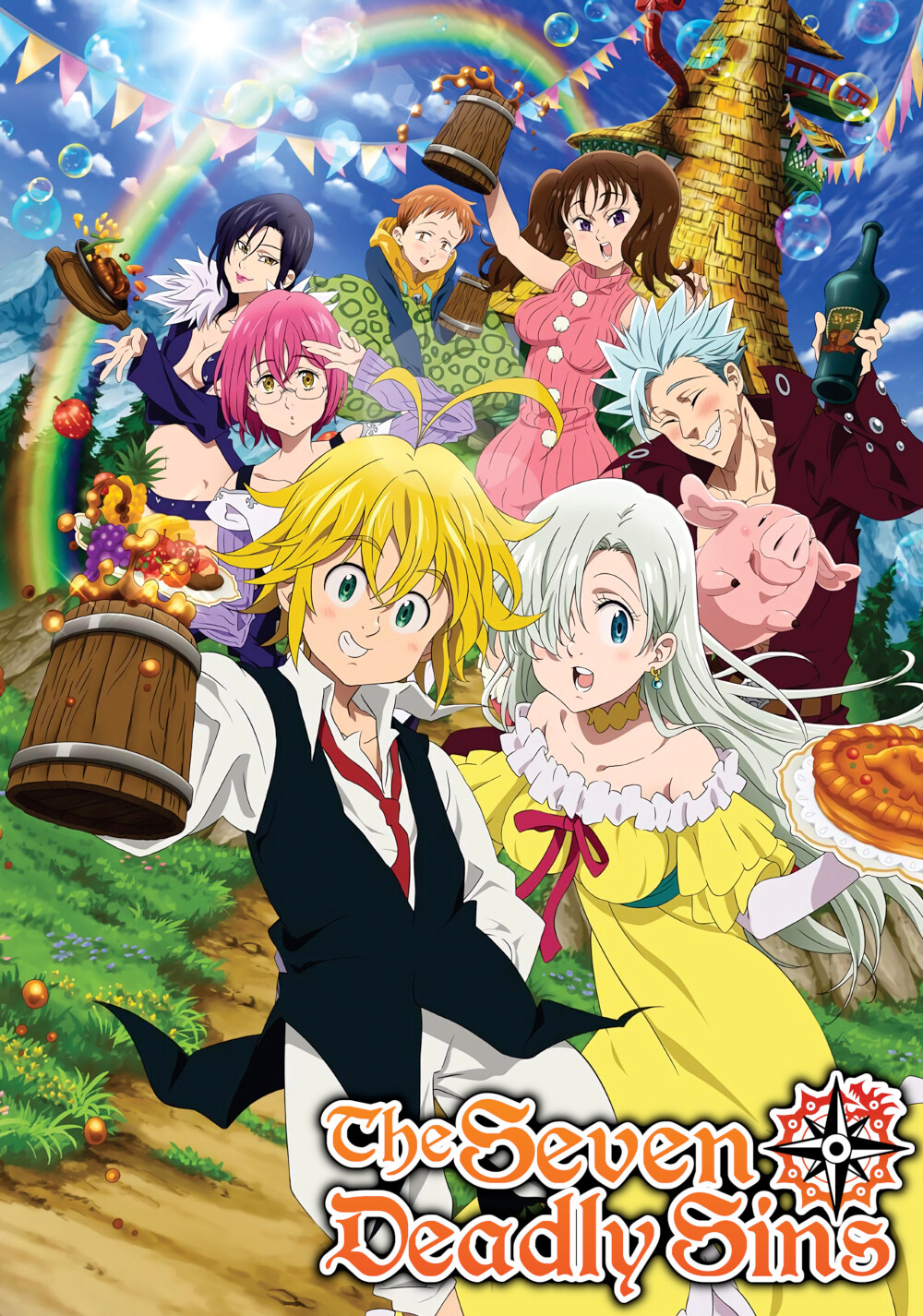 The Seven Deadly Sins Personnage THE SEVEN DEADLY SINS - ANIME 11"x17" POSTER PRINT #2 | eBay