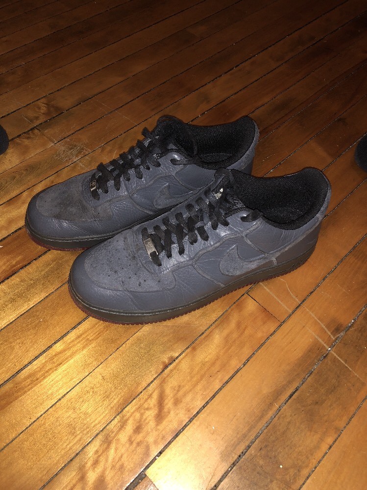 Nike Air Force 1 Premium Skive Tech VT Dark Grey/Dark Grey US 12.5 Mens Nike Air Force 1 Premium Skive Tech VT Dark Grey/Dark Grey US 12.5 Mens
