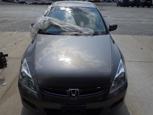 07 HONDA ACCORD SUNVISOR / SHADE RH TAN CLOTH W/ VANITY 903288 - Picture 4 of 10