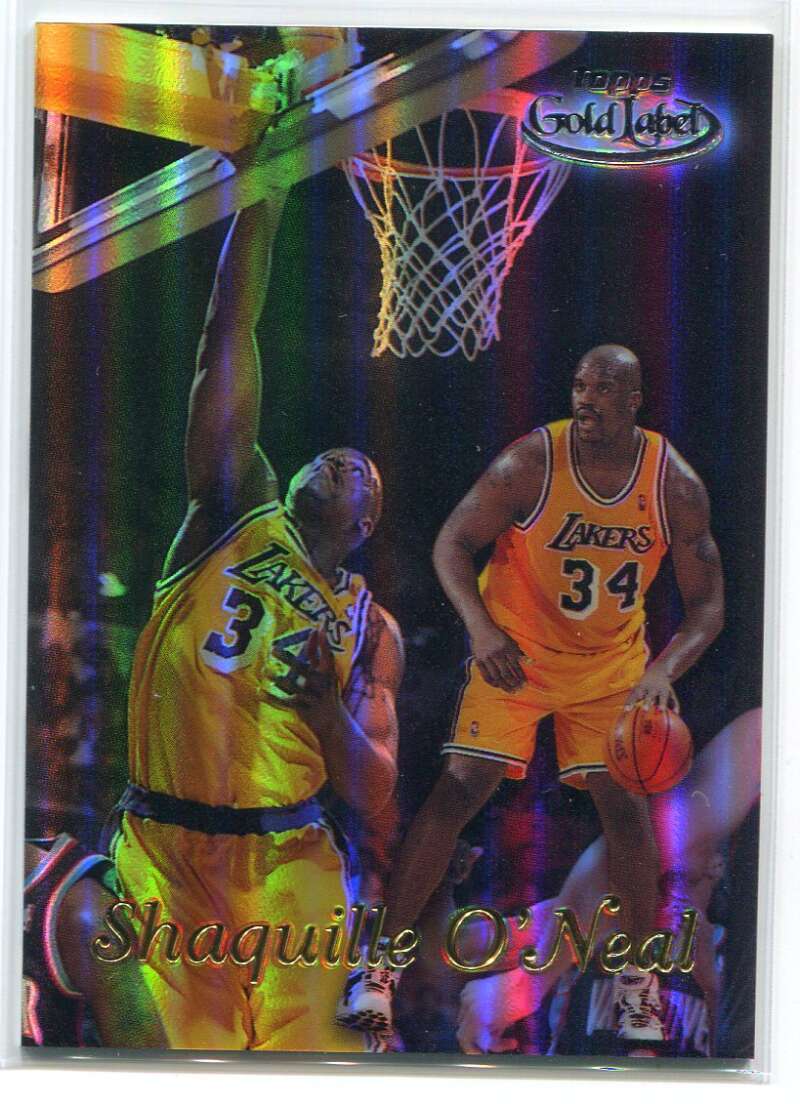 1998-99 Topps Gold Label Black Label gl2 Shaquille O'Neal