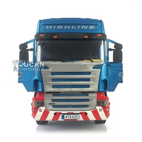 TOUCANRC Customized 1:14 RC Highline Tractor Truck Painted Truck Light Sound - Picture 4 of 12