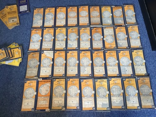 Konvolut 48 Michelin Karten Jahrgang 1930 / 1960 und mehr u.a. Marokko Deutschland Gd Rout - Bild 1 von 2