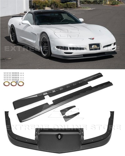 For 97-04 Corvette C5 | EOS Performance Front Bumper Lip Splitter & Side Skirts - Foto 1 di 24