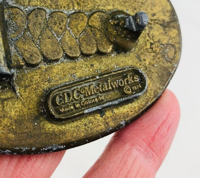 CDC Metalworks Belt Buckle Vintage $20 Double Eagle Coin  display picture 1