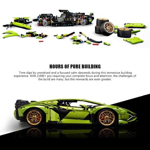 Technique Lamborghini Car Kit 1:8 – Collectible Engineering Toy Gift/Collectible - Picture 6 of 11