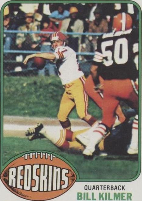 1976 Topps Billy Kilmer #55 - 1 of 2
