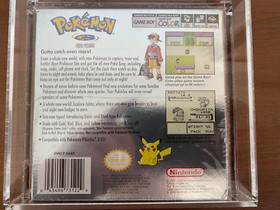 VGA 75 Silver Version Pokemon Sealed 2000 Nintendo Gameboy Color Graded WATA