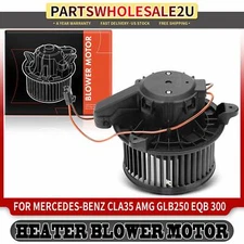 HVAC Heater Blower Motor w/ Wheel for Mercedes-Benz A220 CLA250 GLB250 EQB 350