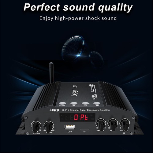 Compact 4CH Amplifier: 240W Total, Multi-Input & 20Hz-20KHz - Picture 2 of 19