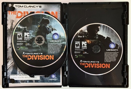 Tom Clancy's The Division DVD PC Online Video Game (5 Discs) - Used Excellent - Picture 2 of 4