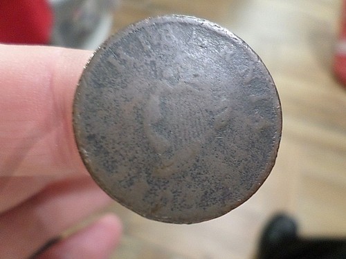 Rare 1805 Ireland Half Cent, Copper Coin, King George III - Picture 3 of 5