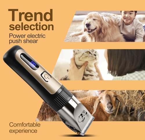 Kit épilateur pour animaux de compagnie chien chat tondeuse tondeuse rasoir électrique - Photo 7/7