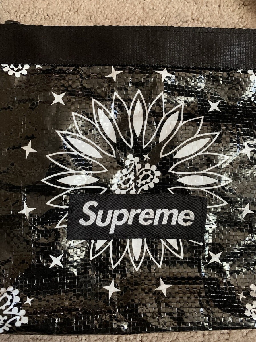 supreme bandana tarp side bag | eBay