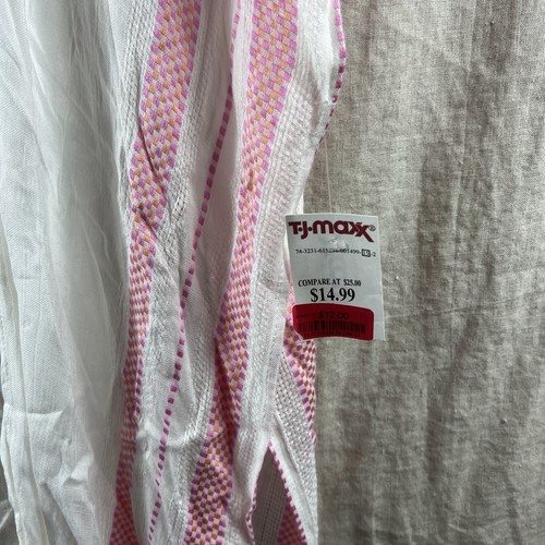 Einzigartiger bunter Damen weiß transparent leichter Strand Badeanzug Coverup Einheitsgröße - Bild 5 von 19