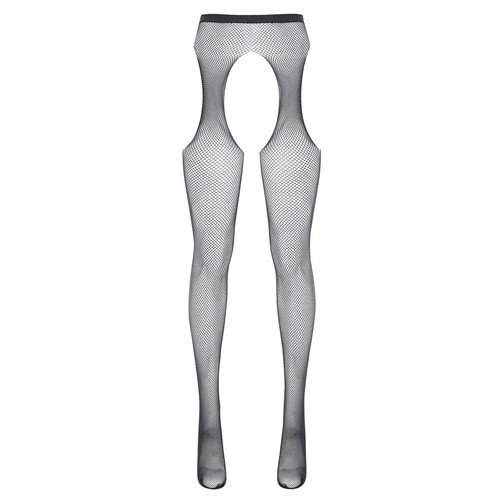 Womens Stockings Crotchless Pantyhose Cutout Lingerie Nylon Footwear Mesh Sexy - Picture 77 of 82