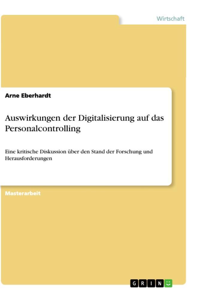 Thumbnail - Auswirkungen Der Digitalisierung Auf Das Personalcontrolling |