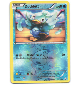 Pokemon 2012 Near Mint NM Ducklett 35/108 Dark Explorers REVERSE Card