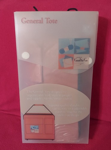 NIP Eagle Good to Go General Tote Canvas Craft Storage Bag Thick Roomy & Sturdy 