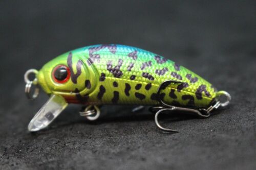 Esche da pesca esca 1 3/4 pollici 1/5 oz affondamento a tenuta stagna Minnow C544 - Foto 10 di 123