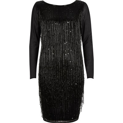 River Island Black Flapper Party Dress Embellished Bodycon Cocktail 8 36 New Ebay River Island Black Flapper Party Dress Embellished Bodycon Cocktail 8 36 New Ebay