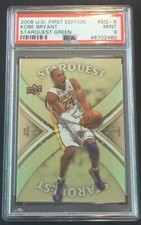 2008-09 U.D. 1st Edition PSA 9 Starquest Green Kobe Bryant Black Mamba☄️☄️☄️☄️☄️