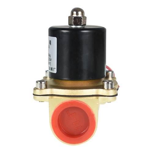 1" NPT 110V 120V Volt AC Electric Solenoid Valve Brass Water Air Gas NC - Picture 5 of 7