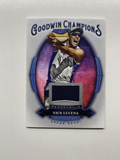 2020 UD Goodwin Champions Memorabilia Relic NL Nick Lucena Beach Volleyball