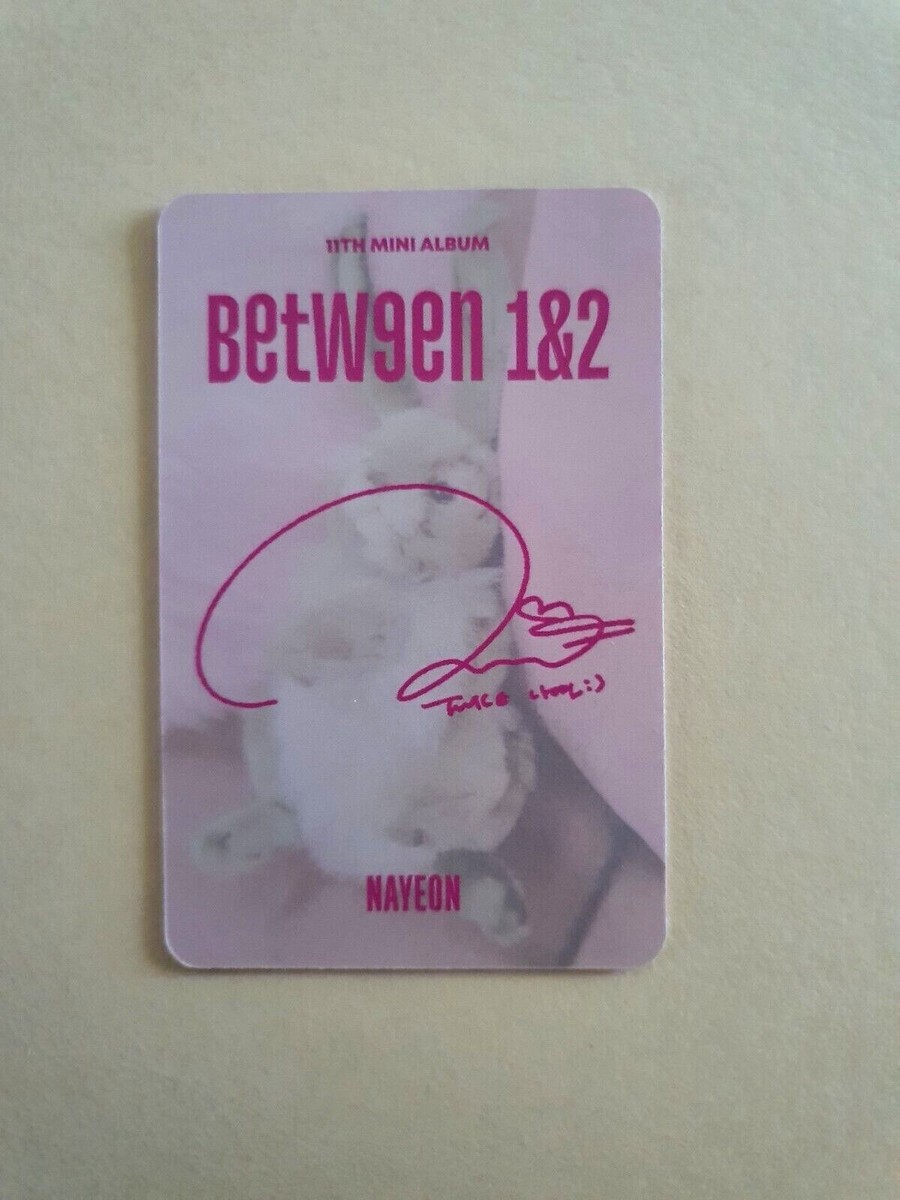 TWICE - 11th Mini Album BETWEEN 1&2 12 Official Photocard