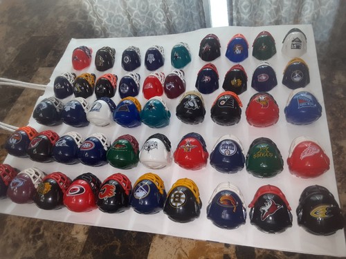 FRANKLIN NHL MINI CASCO DE COLECCIONISTA DE PORTERO DE PLÁSTICO o MÁSCARA MÁS ANTIGUO ¡TÚ ELIGES eliges! - Imagen 8 de 22