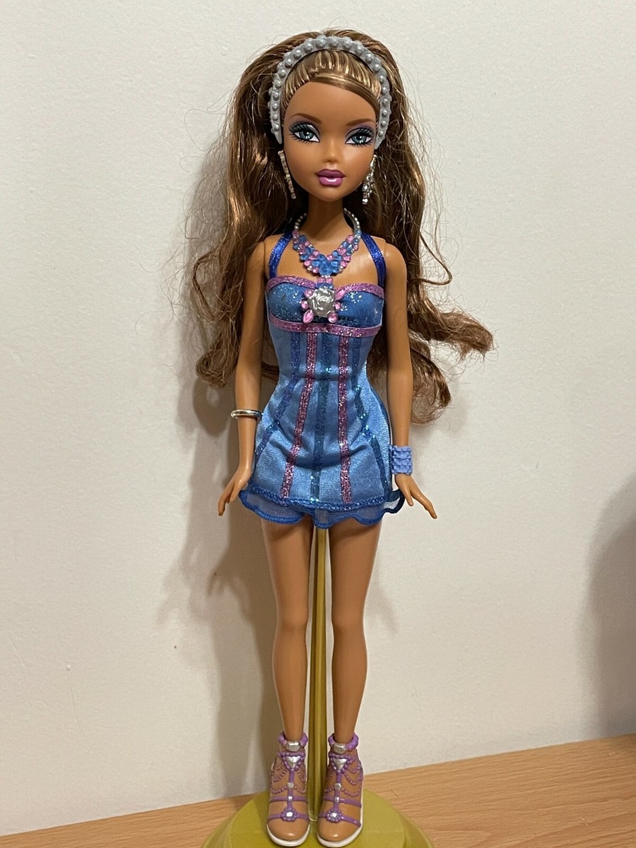Barbie My Scene Ultra Glam Madison Westley Doll Highlighted Hair W Wig Rare