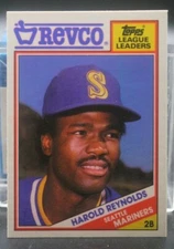 Harold Reynolds (Mariners) - 1988 Topps Revco #19