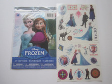 Disneys SAVVI Fun Frozen Temporary Tattoos 25 Per Pkg Birthday Party Favors USA